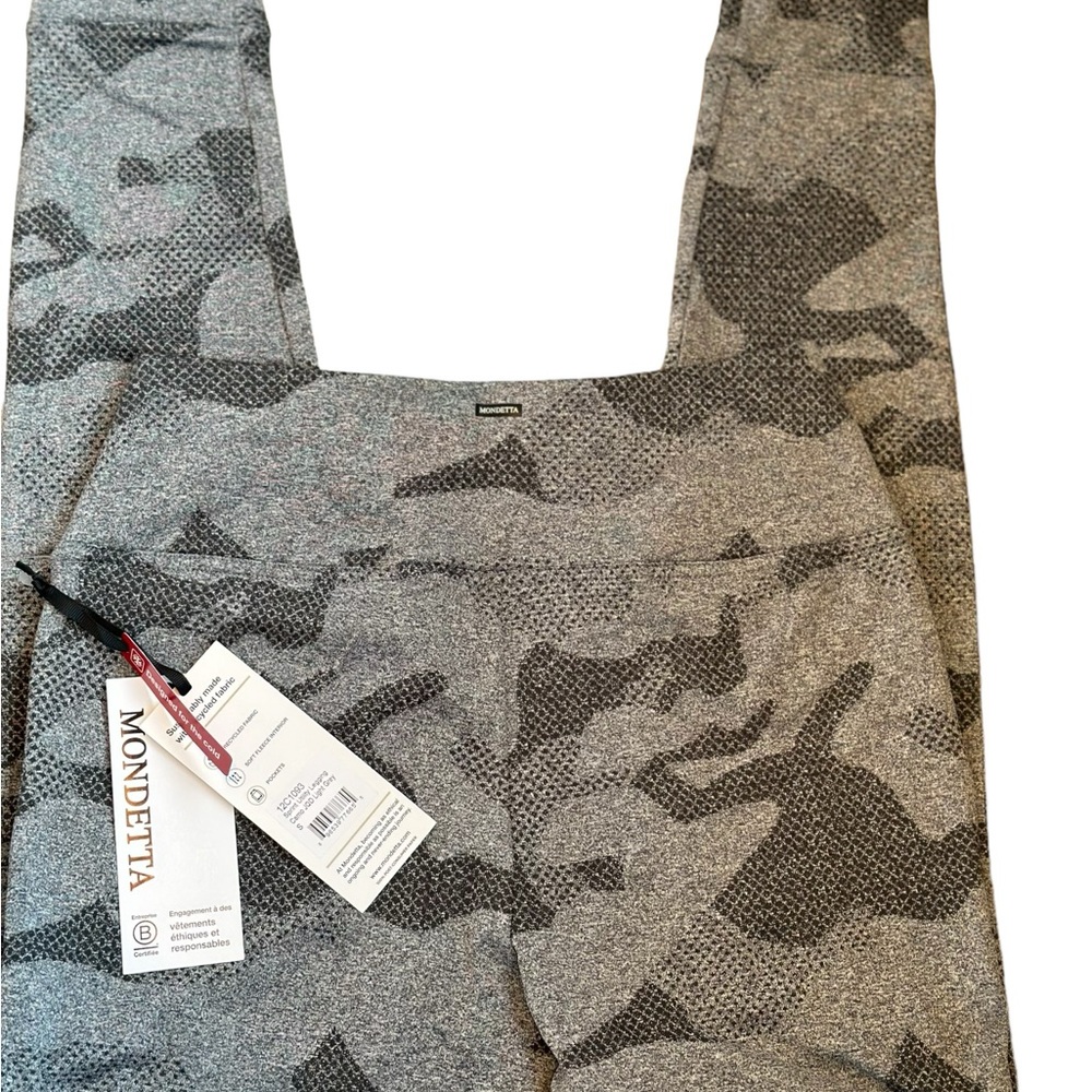 Mondetta Women’s Utility Leggings Camo High Waisted Light Grey Size S. NWT